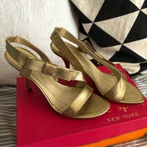 Gold Kate Spade Sandals